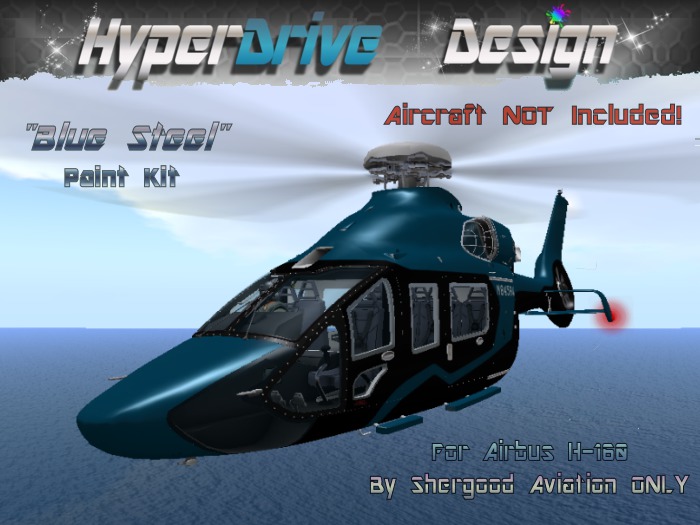 H-160 "BLUE STEEL" PAINT by HyperDrive Design