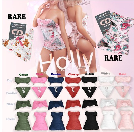 _CandyDoll_ Holly Panties Denim - Maitreya
