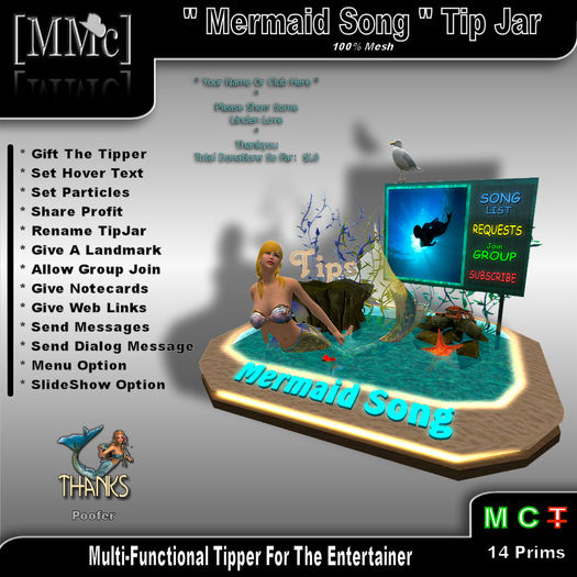 [MMc] "Mermaid Song" Tip Board/Boxed