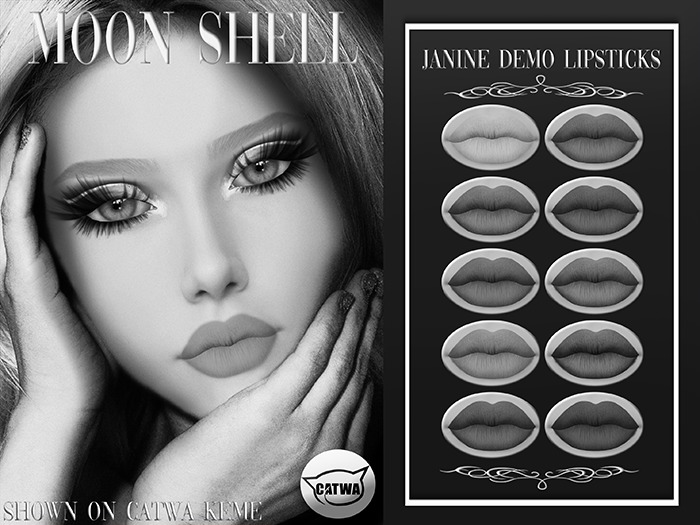 Moon Shell - DEMO Janine Lipsticks Catwa