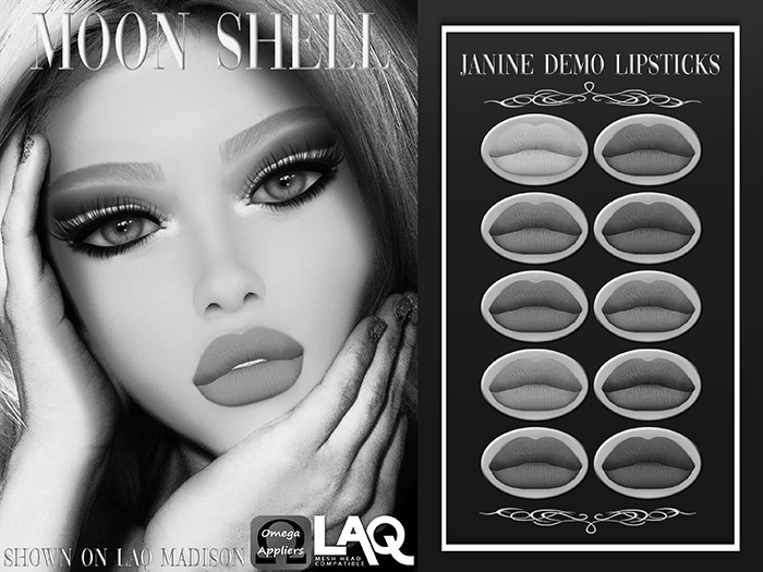 Moon Shell - DEMO Janine Lipsticks LAQ Omega