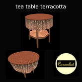 tea table terracotta