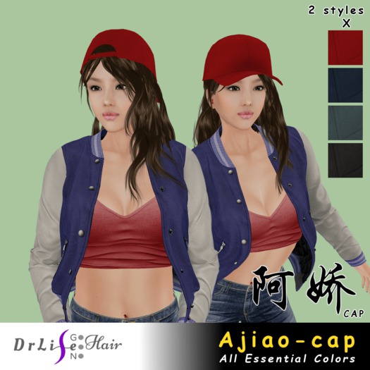 DrLifeGen3Hair Ajiao-cap (Essential Colors)