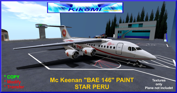 MA- BAE 146 Paint (StarPeru)