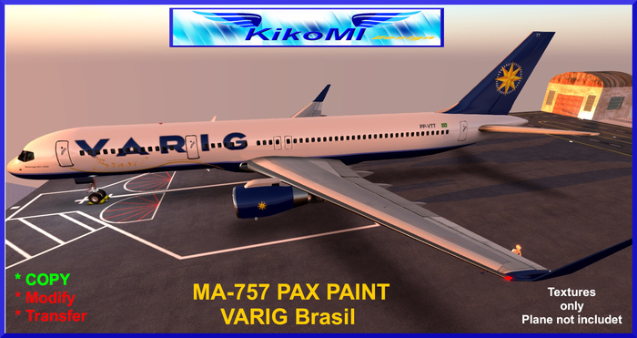 MA-757 PAX Paint (Varig/Brasil)