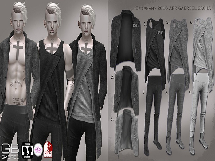 6.::GB::Cross Long Tank / Lightgray*