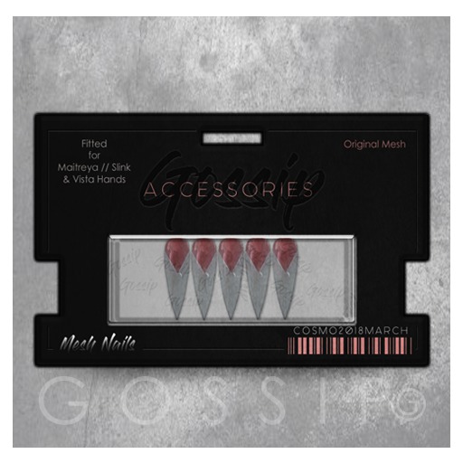 [.G.]StilettoTipz// PINK-WHT SET