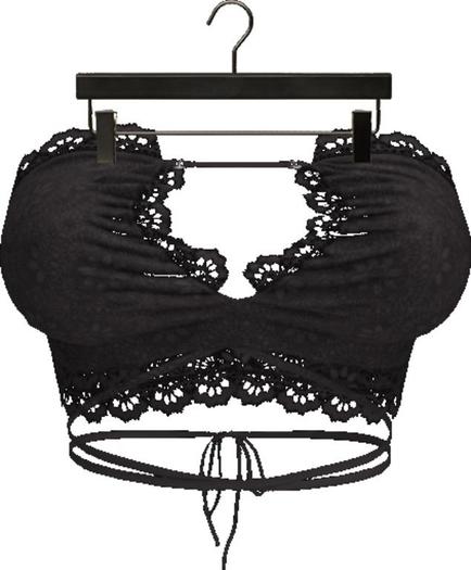 Addams "Frank" Strapless Crop Top #31