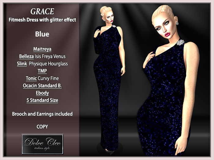 Dolce Cleo ::: Grace Dress [BLUE] - wear to unpack