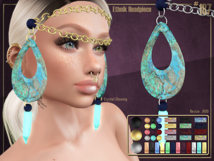 #187# Ethnik Headpiece
