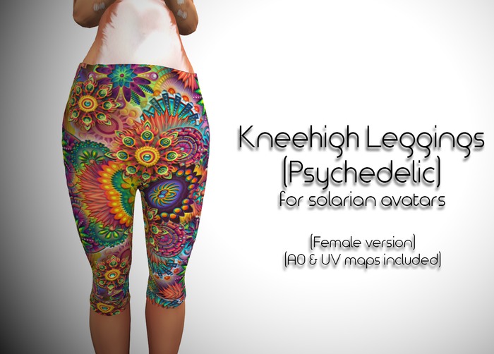 Solarian Kneehigh Leggings (Female) (Psychedelic)