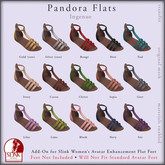 Ingenue :: Pandora Flats (Slink Feet Add-On) :: Iris
