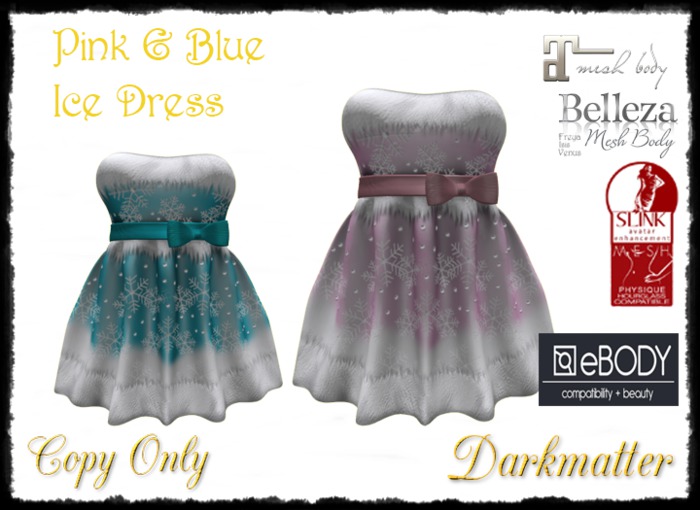Pink & Blue Ice Dress - Boxed