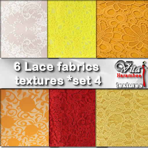 6 Lace fabrics FP set4