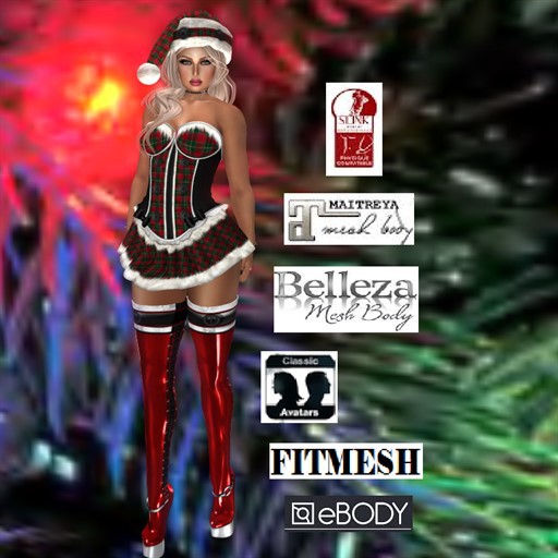 Under the Mistletoe Dress "BOXED"