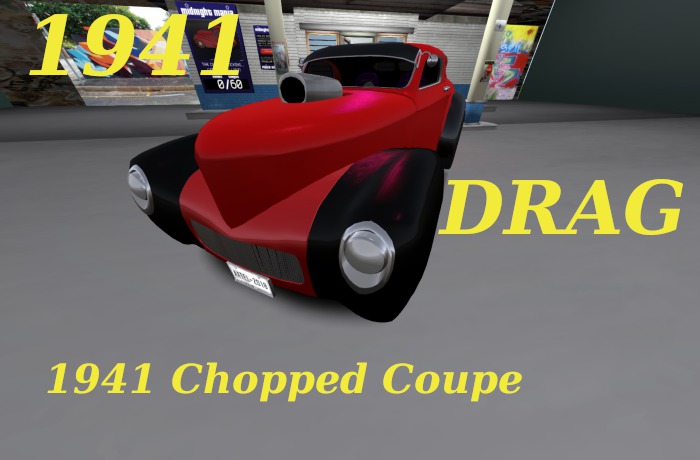 1941 Chopped - AA/Gas Coupes & Sedans Drag(boxed)