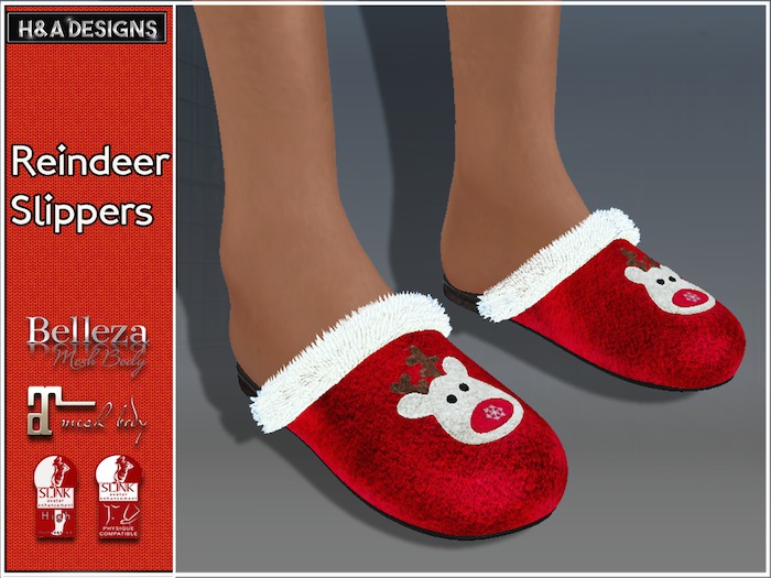 [H&A Designs]-Reindeer Slippers_DEMO