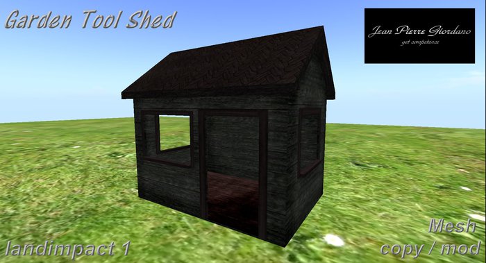 Garden Tool Shed mesh BOX