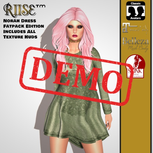 RIISE - Norah Dress - Fatpack Edition - Demo - BOXED
