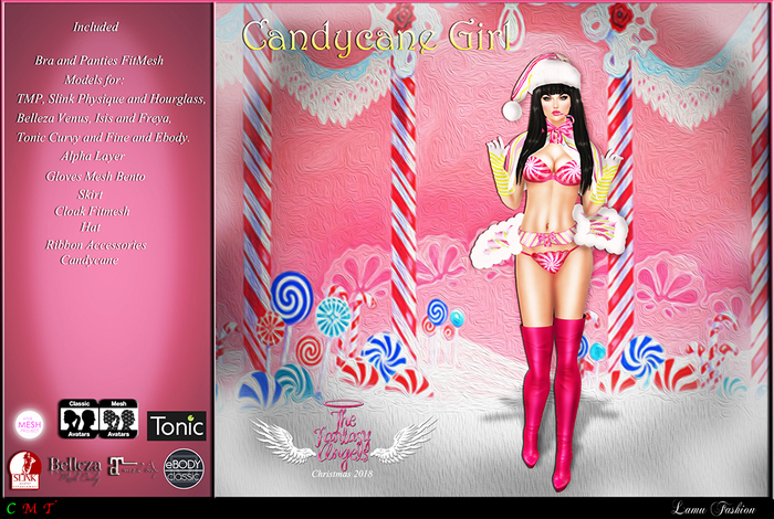 -Lamu Fashion-*Candycane Girl* Fantasy Angels 2018