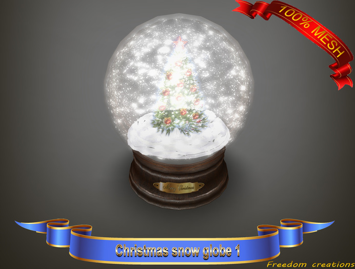 Christmas snow globe 1(ADD)(unpacker)-Freedom creations