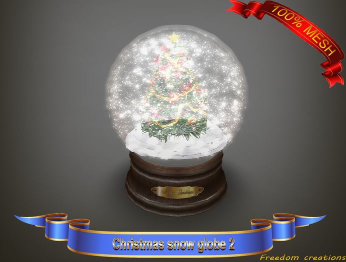 Christmas snow globe 2-Freedom creations