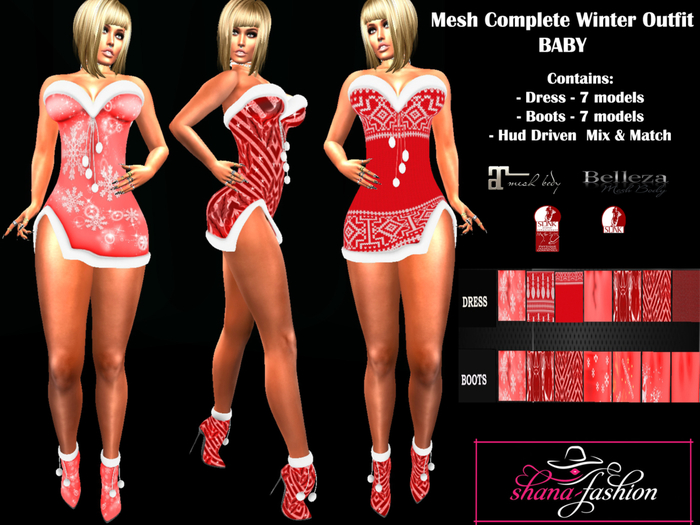 PROMO Mesh Complete Winter Outfit BABY