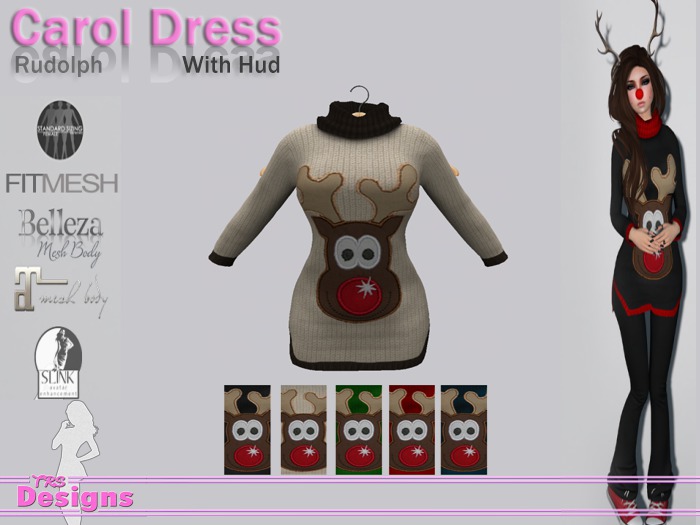 Carol Dress With Hud Rudolph