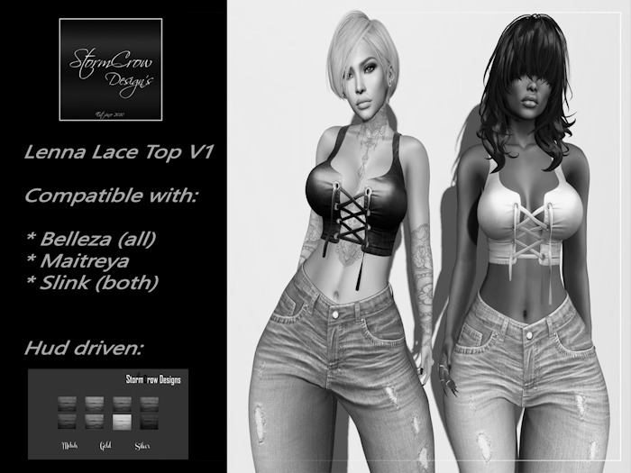 DEMO LENNA LACED UP TOP