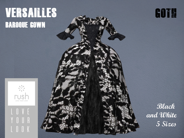 RUSH VERSAILLES GOWN Goth 