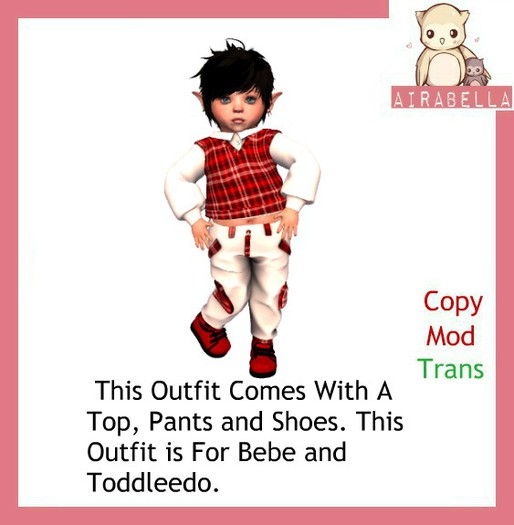 - Airabella - Christmas Red Boy