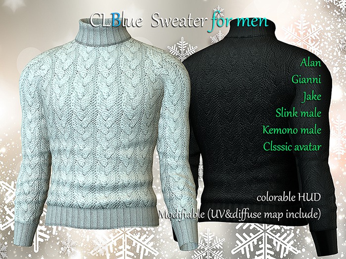 CLBlue-Sweater for men