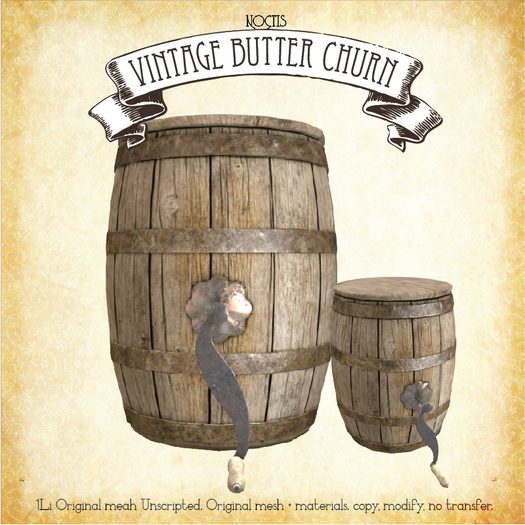 [noctis] 19th Century Butter Churn