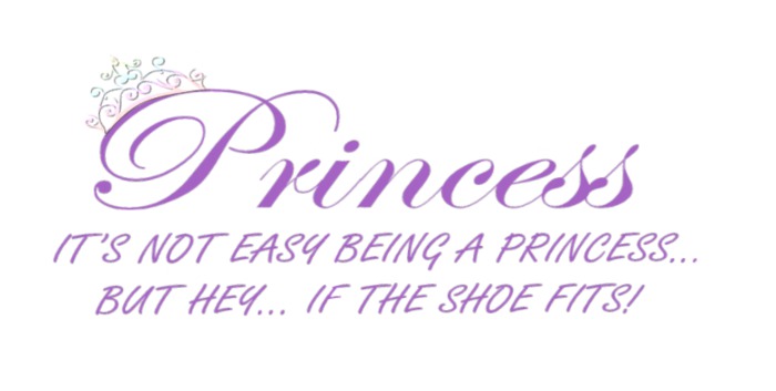 Princess ~ Dark Purple Decal