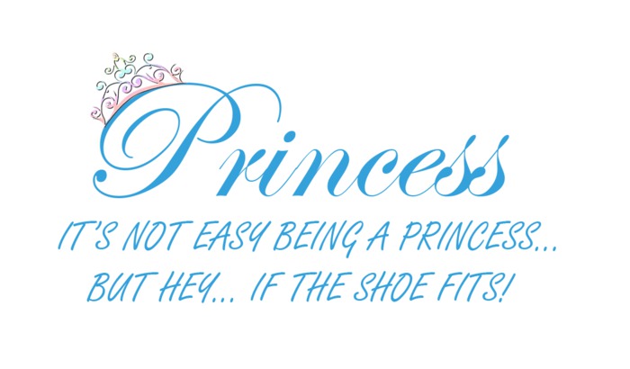 Princess ~ Light Blue Decal