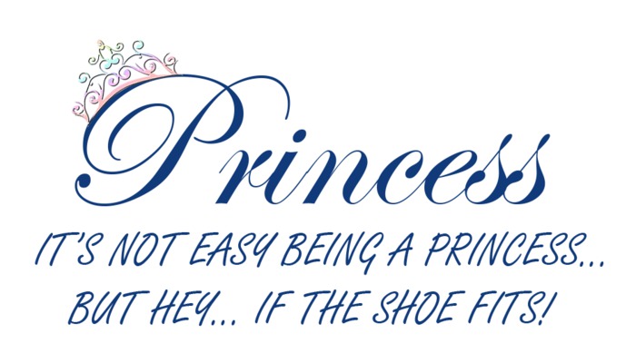Princess ~ Navy Decal