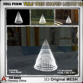 FC- FP Mesh Yule Tree Shaped Lights v2 