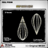 Full Perm Mesh Drop shape lights 