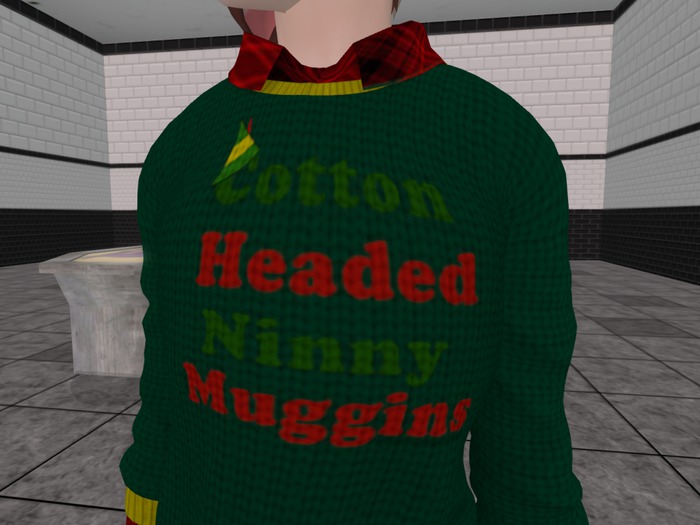Cotton head sweater mod