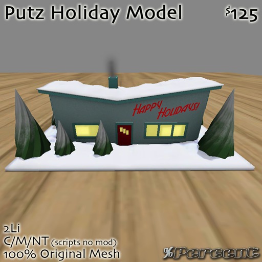 %MCM Putz Holiday Model *MESH* Delivery Box