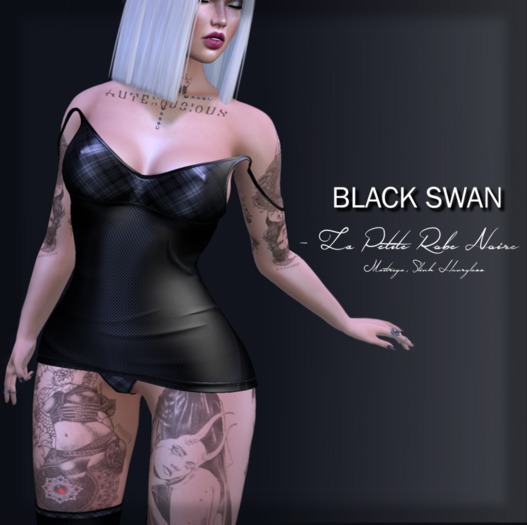 ! Black Swan ! Robe Noire- gray