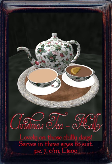 Christmas Tea - Holly