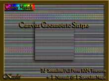 !Kushi! CanvasGeometricStripe Textures -WEAR TO UNPACK