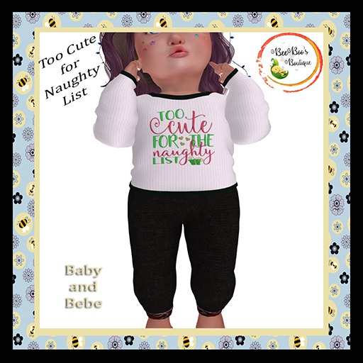 BeeBoo's - Too Cute For Naughty List- Box HUD