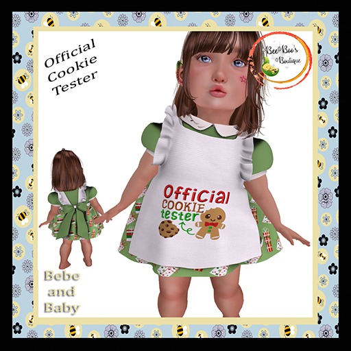 BeeBoo's - Official Cookie Tester Dress Box HUD