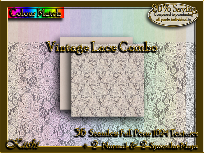 Vintage Lace Combo Textures