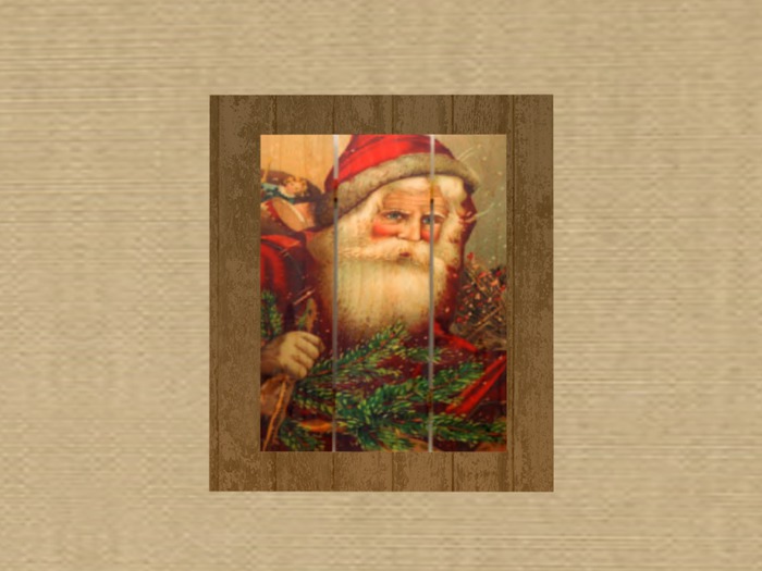 Vintage Santa Panels