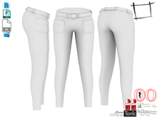  Dae Obj FBX Skinny Pockets Cargo Pants Belleza, Maitreya, Tonic, Ocacin Voluptuous