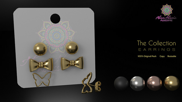 NaaNaa's The Collection Earrings  Black [Wear Me]