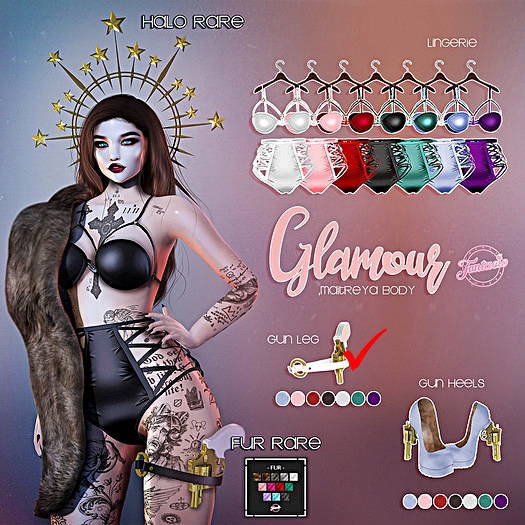 *Tentacio* Glamour gun heels blue